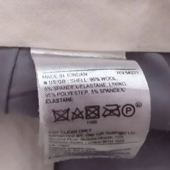 Banana Republic Gray Plaid Dress Pants - Picture 8 of 8